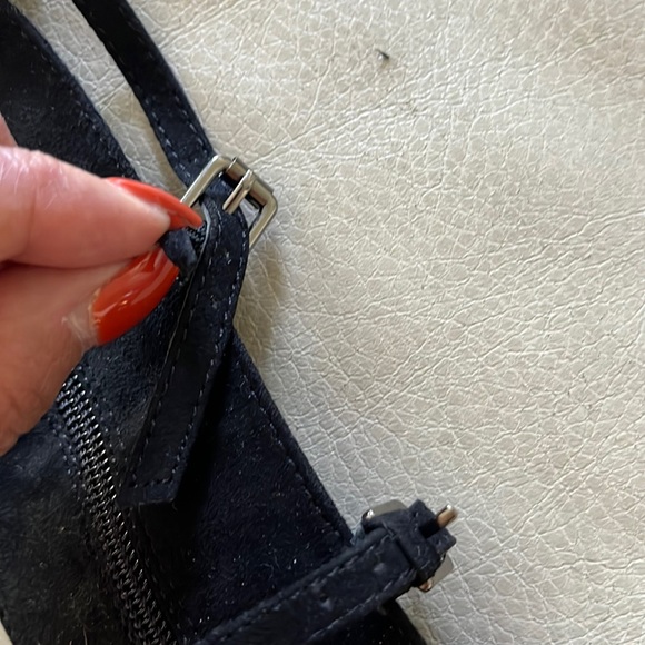 JUSTFAB Fawne black velvet gladiator pointy heels - Picture 16 of 16